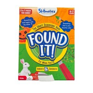 Found It The Smart Scavenger Hunt Game by Skillmatics Preowned Complete
